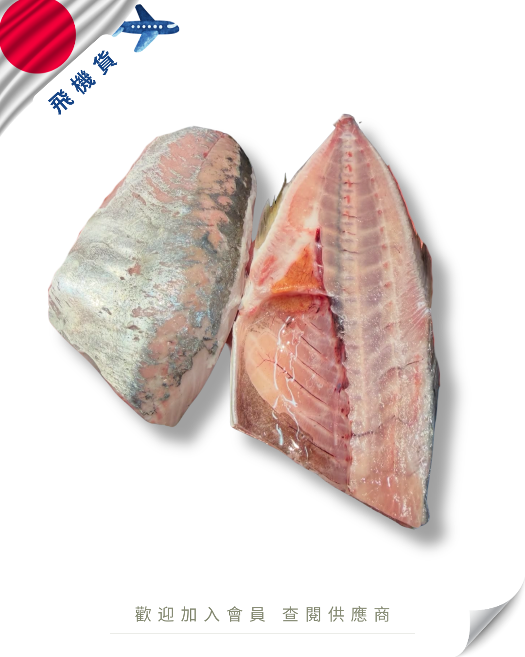 E101 - 日本 網池魚 網アジ / 鰺 200-300g