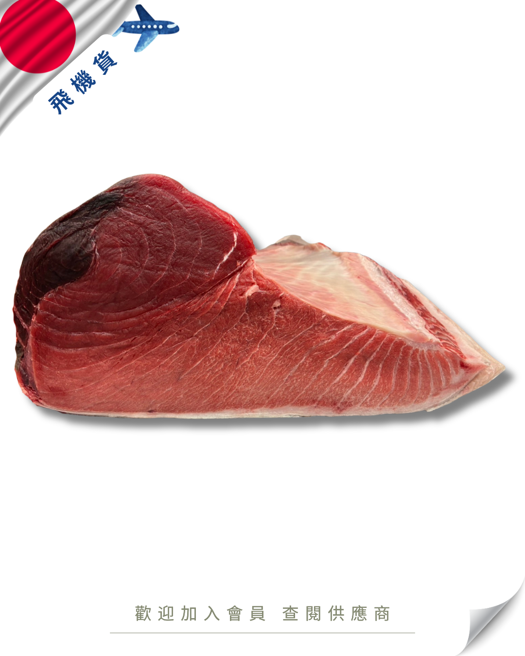 E101 - 日本 吞拿魚 天然腹中 (二番位) 天然本マグロ腹中 6kg up