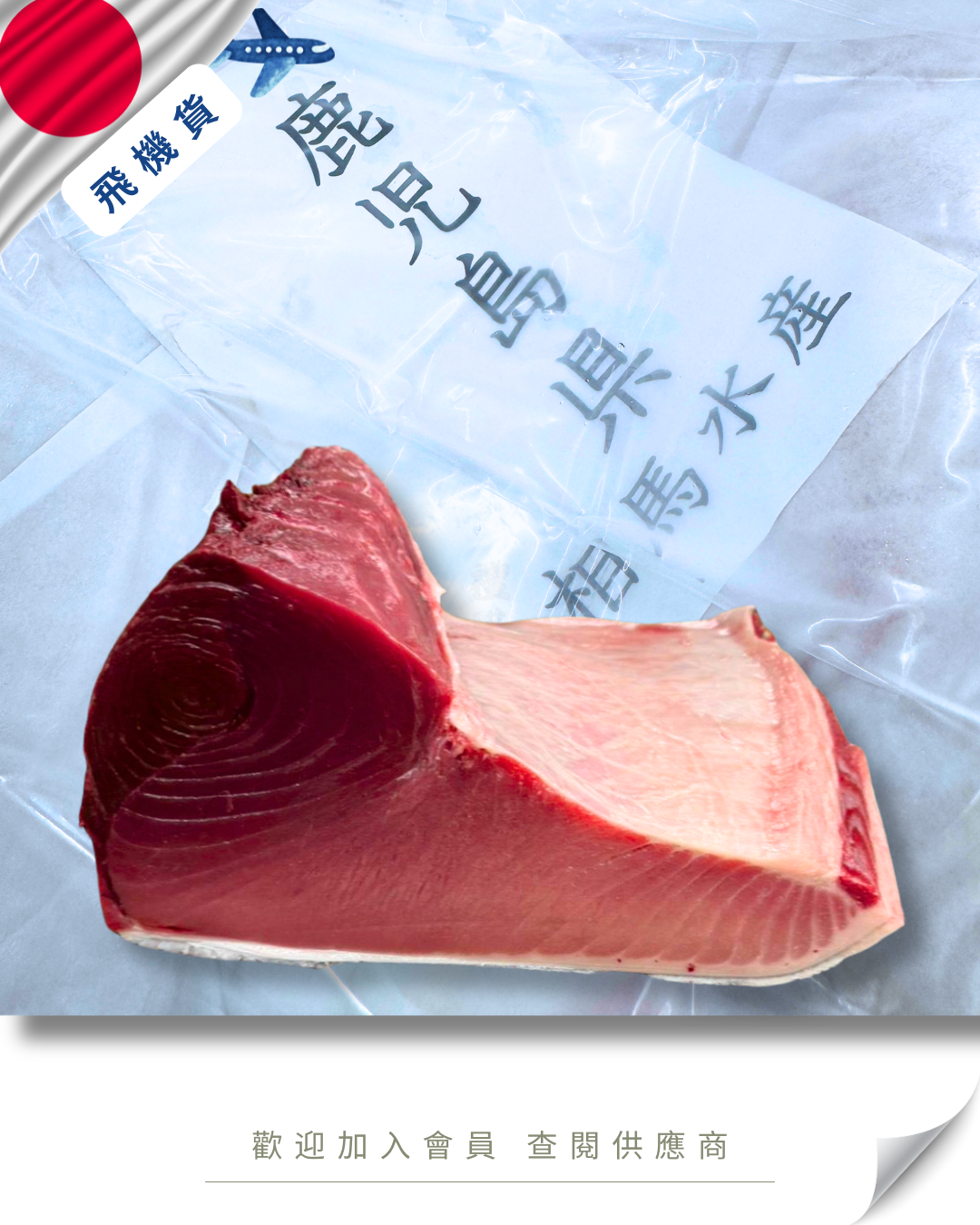 E101 - 日本 相馬水產 吞拿魚 養殖腹上 (一番位) 本マグロ腹上 4kg up